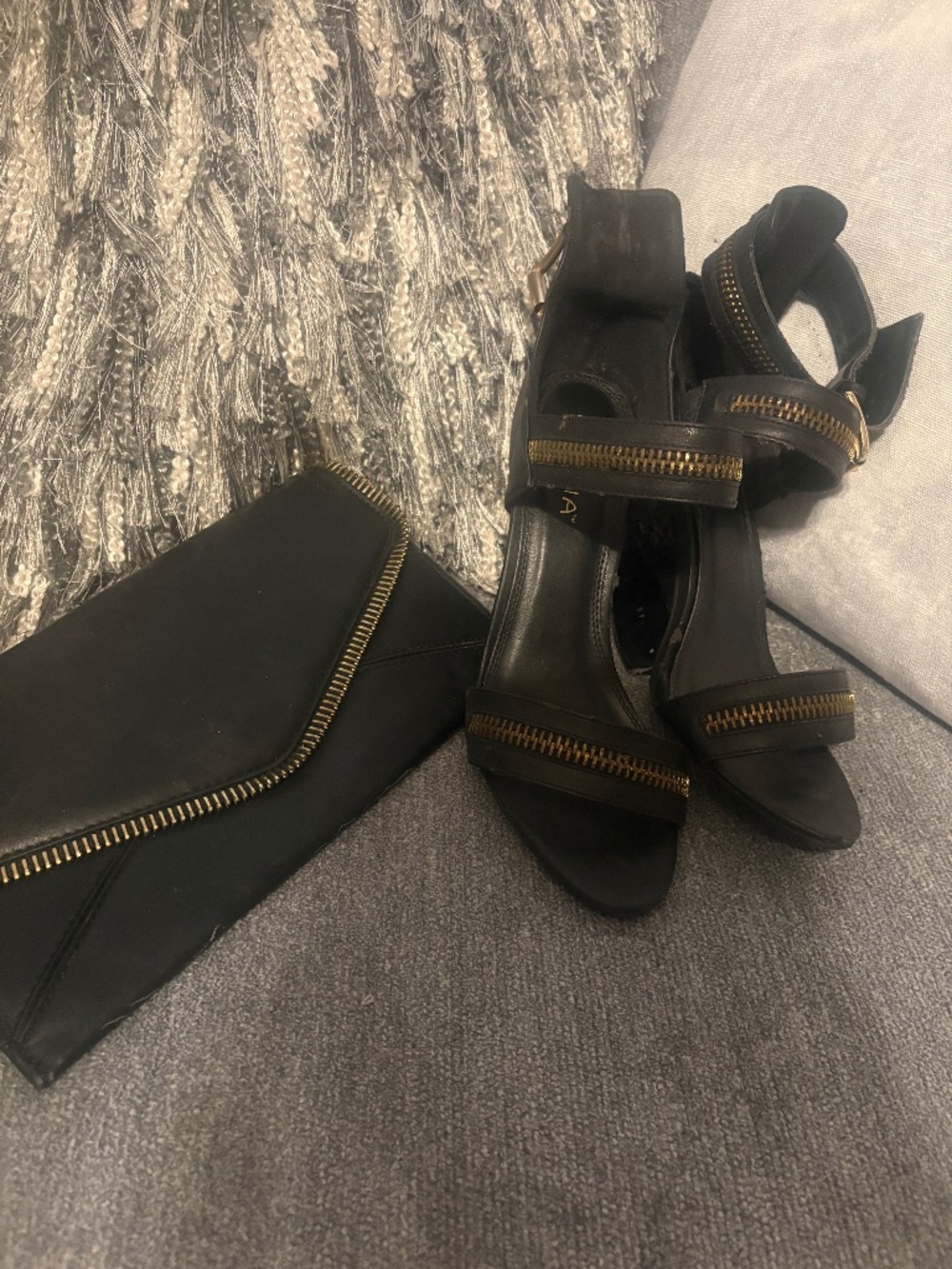 Black heels